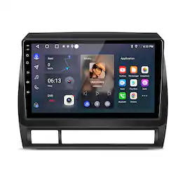 Junsun - For Toyota Tacoma 2005-2015 9" carplay Android 14 2+64GB Car Stereo Radio WiFi GPS Navi RDS SWC FM Bluetooth - Black