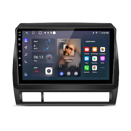 MIC KST 6:13 PM
Navi
Music
Application
0 km/h
06:13 Friday
UNKNOWN
YouTube
File Manager
ImageScan
Video
Play Store
Radio
DVR
REC
Bluetooth
Chrome