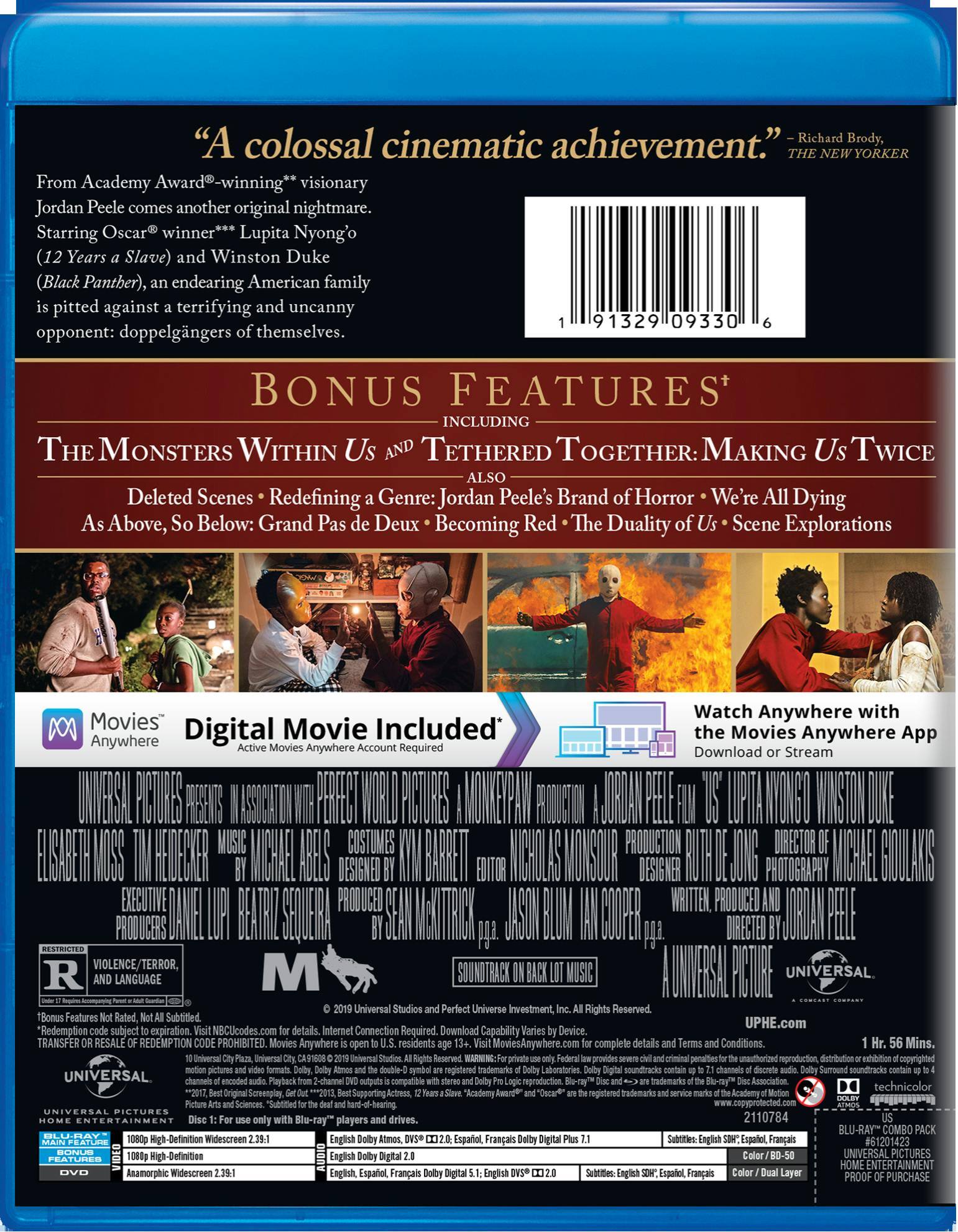 Angle. Us (DVD + Digital) [Blu-ray].