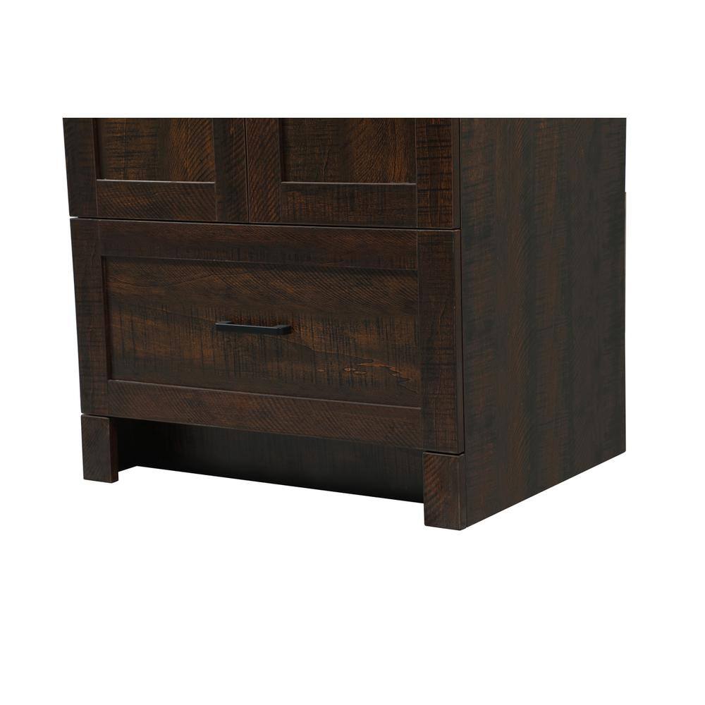 Elegant Kitchen and Bath 24 inch Single bathroom vanity in Expresso ...