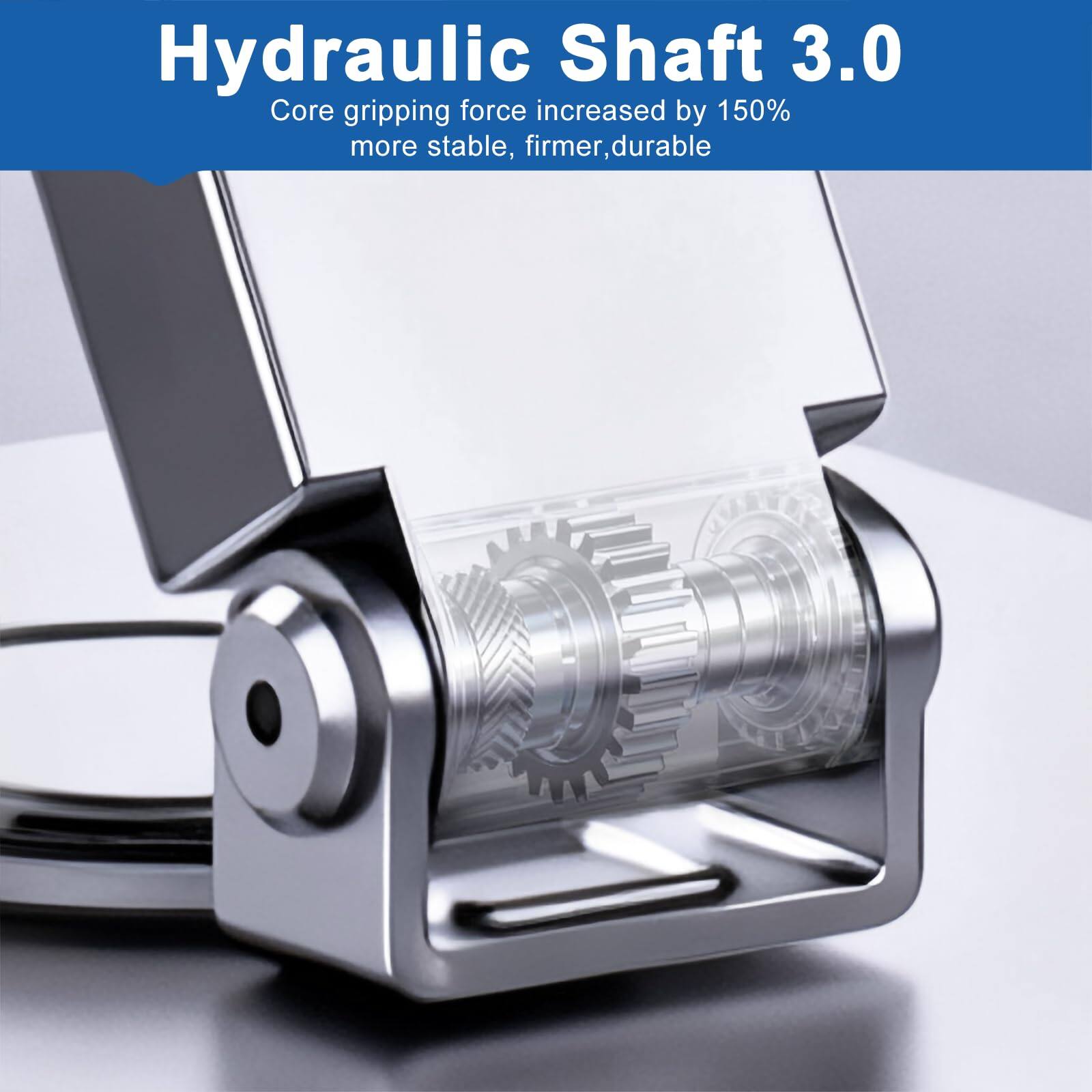 Hydraulic Shaft 3.0  
Core gripping force increased by 150%  
more stable, firmer, durable