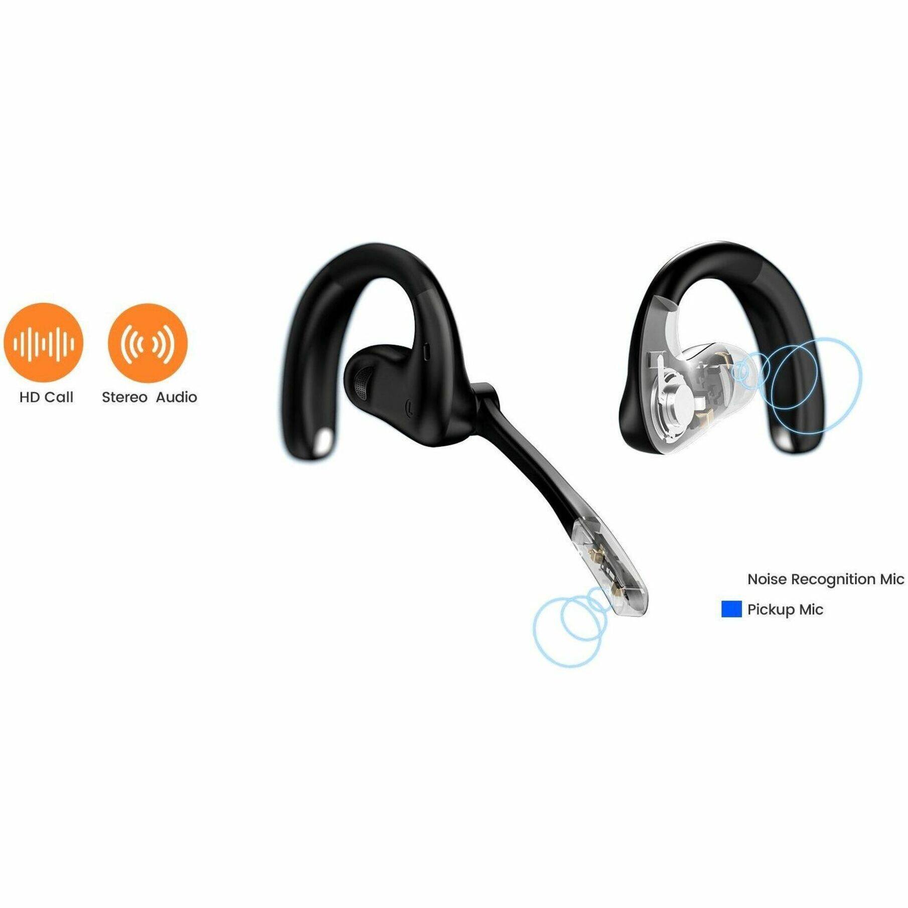 The text on the image reads: "HD Call Stereo Audio Noise Recognition Mic Pickup Mic."
