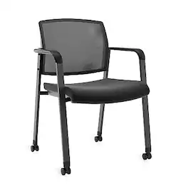 Workplace 2.0 - Workplace2.0™ Esler Fabric Guest Chair, (UN28355-CC) - Black