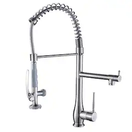 Single Handle Pull Down Sprayer Kitchen Faucet