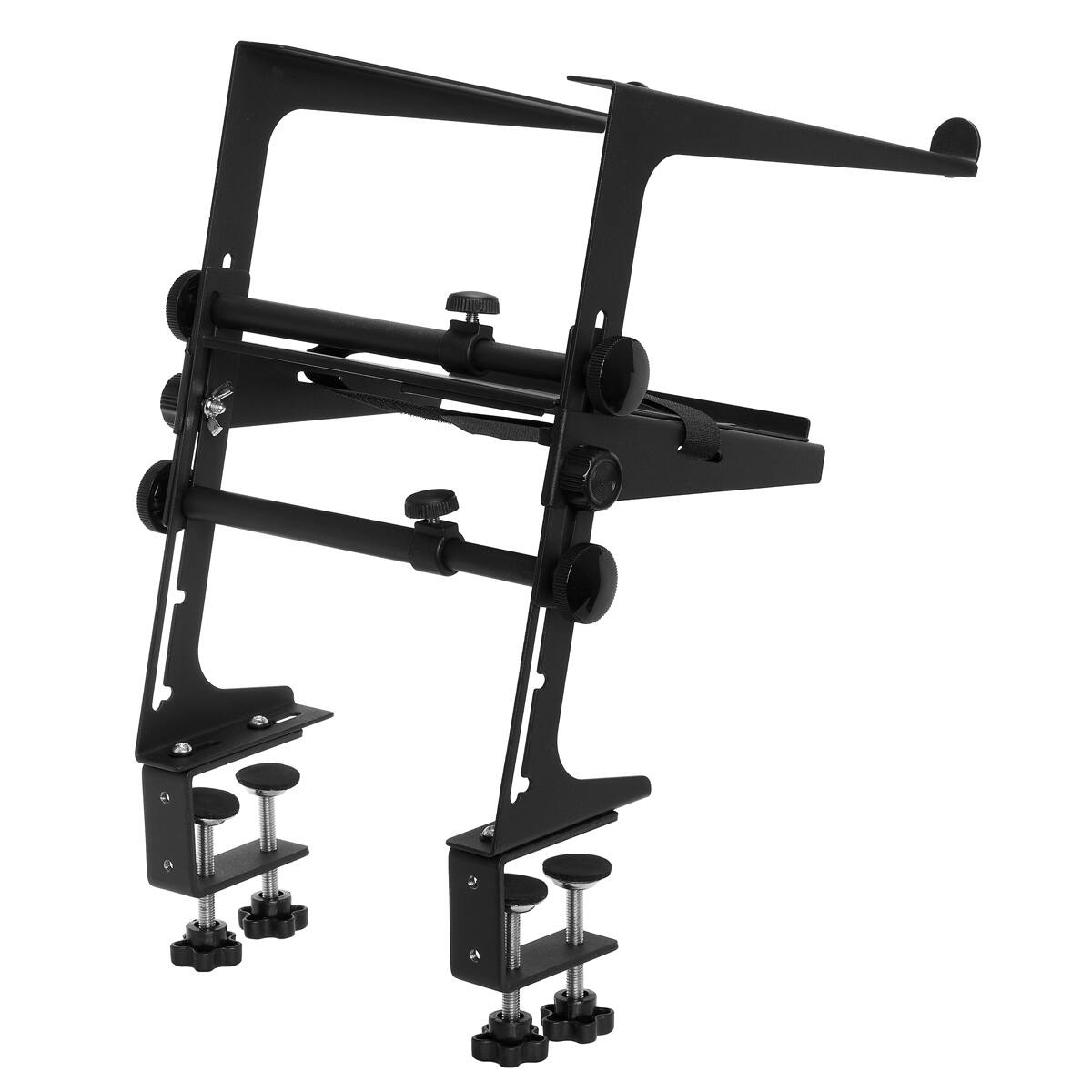 Alt View 4. H&A - H&A Single-Tier Multi-Purpose DJ Laptop Stand.