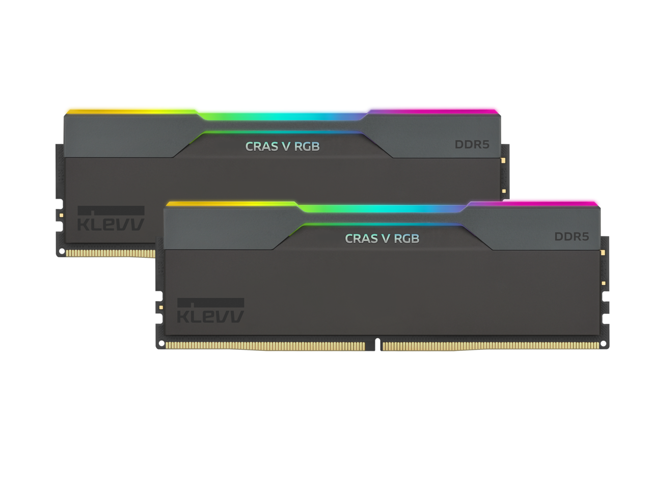 KLEVV - 32GB (2 x 16GB) DDR5 6000 (PC5 48000) Desktop Memory Model KD5AGUA80-60A300G - Black