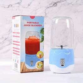 Forest'nSky - USB Rechargeable Mini Juicer Cup - Portable Wireless Blender for Smoothies & Juice, Personal Size - Blue