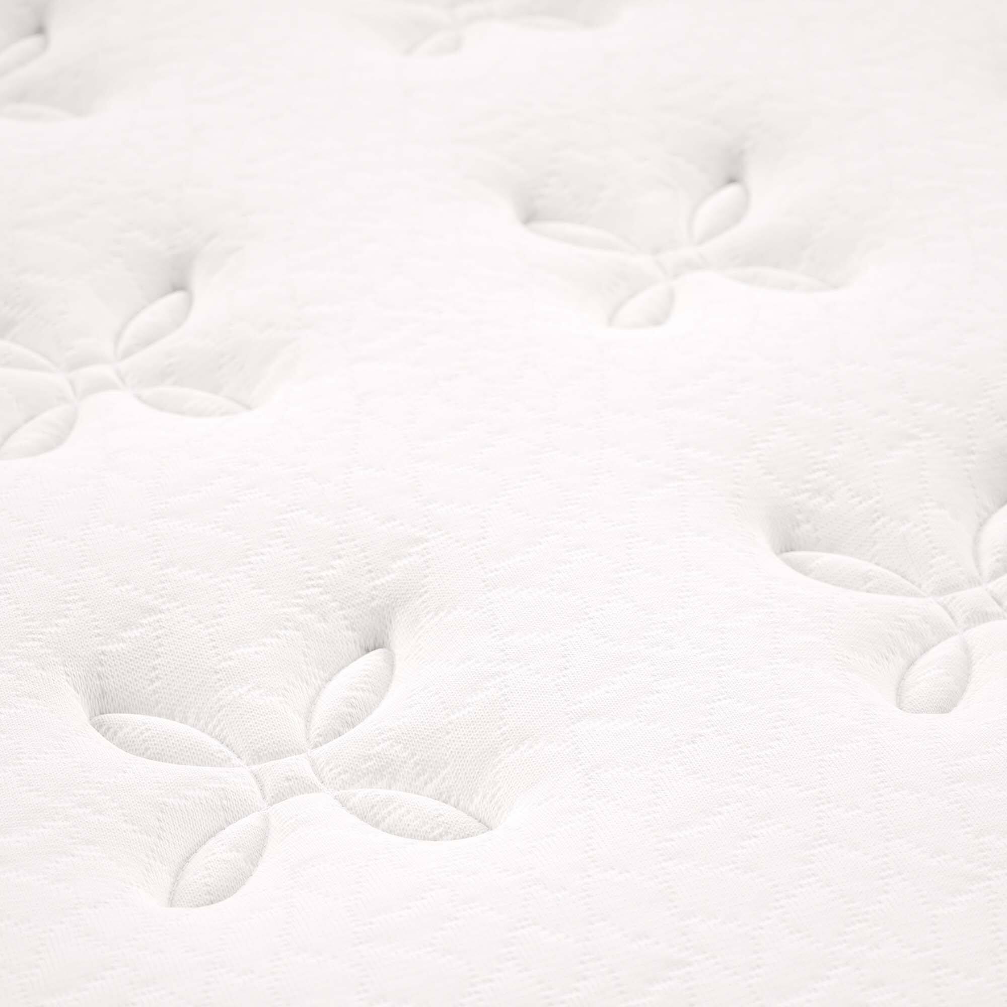 Back. Modway - Jenna 8" Innerspring and Foam Narrow Twin Mattress by Modway - White.