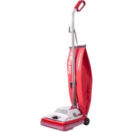 Eureka - Sanitaire SC886G Tradition Upright Vacuum – Bagged with 18 qt Shake-Out Bag, 7 A / 840 W Motor, Chrome Hood, 50′ Cord - Red