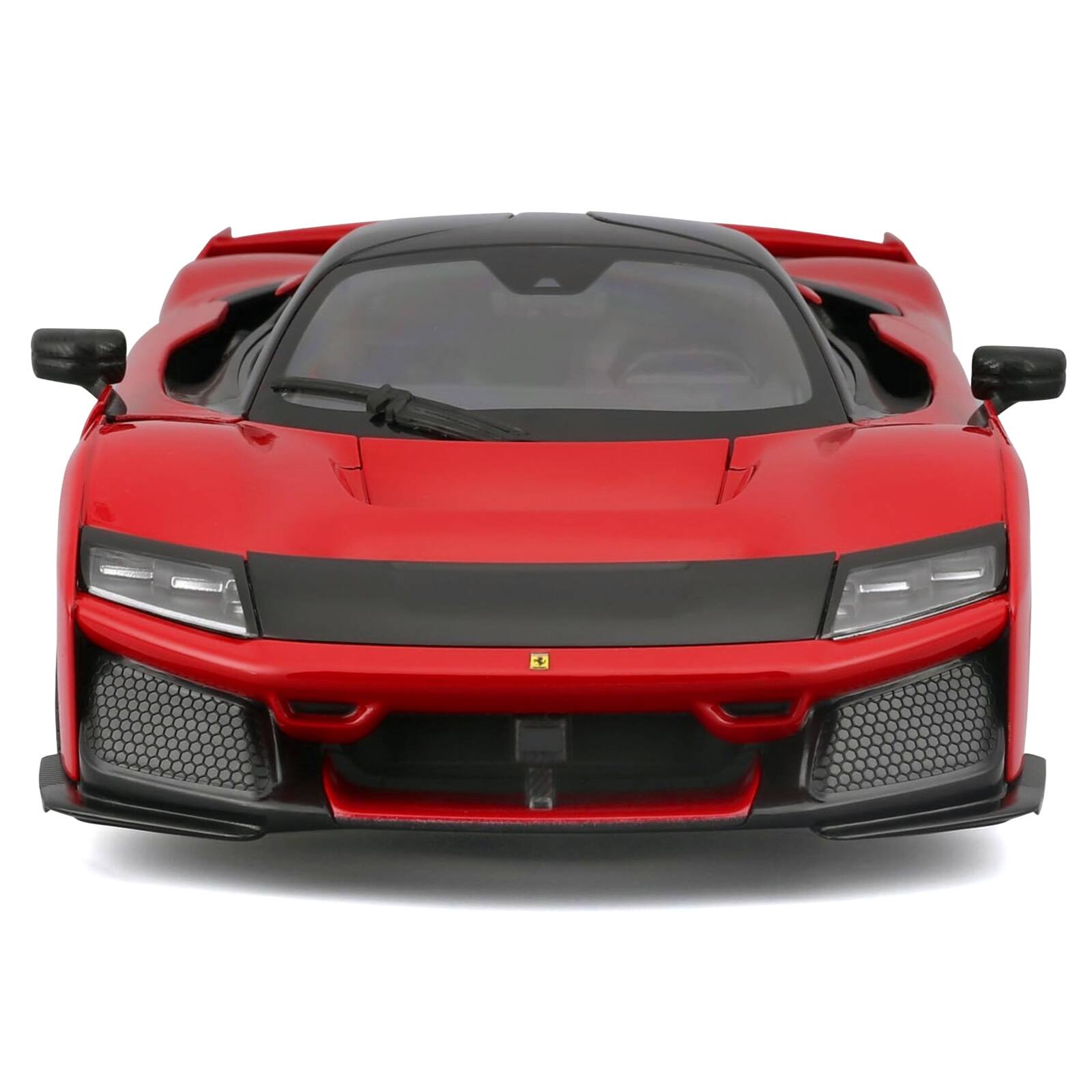 Alt View 3. Bburago - Ferrari F80 Red with Black Top "Race + Play" Series 1/24 Diecast Model Car by Bburago.