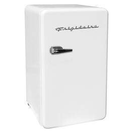 Frigidaire - 3.2-Cu.-Ft. 60-Watt Retro Compact Refrigerator - White