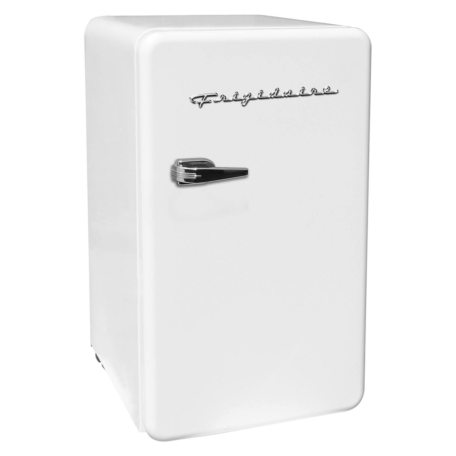Front. Frigidaire - 3.2-Cu.-Ft. 60-Watt Retro Compact Refrigerator (White) - White.