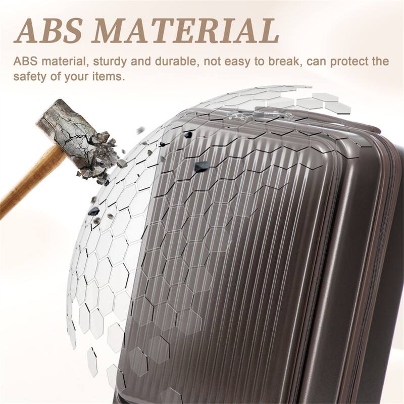 ABS MATERIAL  
ABS material, sturdy and durable, not easy to break, can protect the safety of your items.
