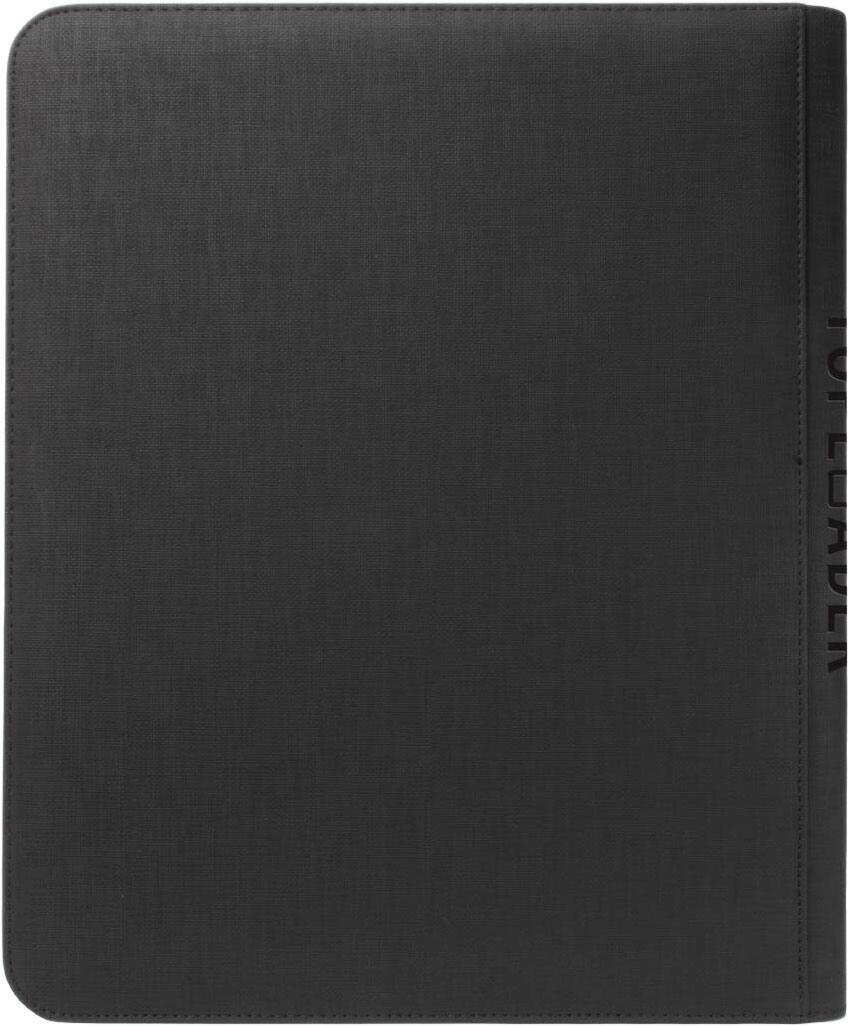 Back. Ultra PRO - 9-Pocket Zippered Top Loader Premium PRO-Binder.