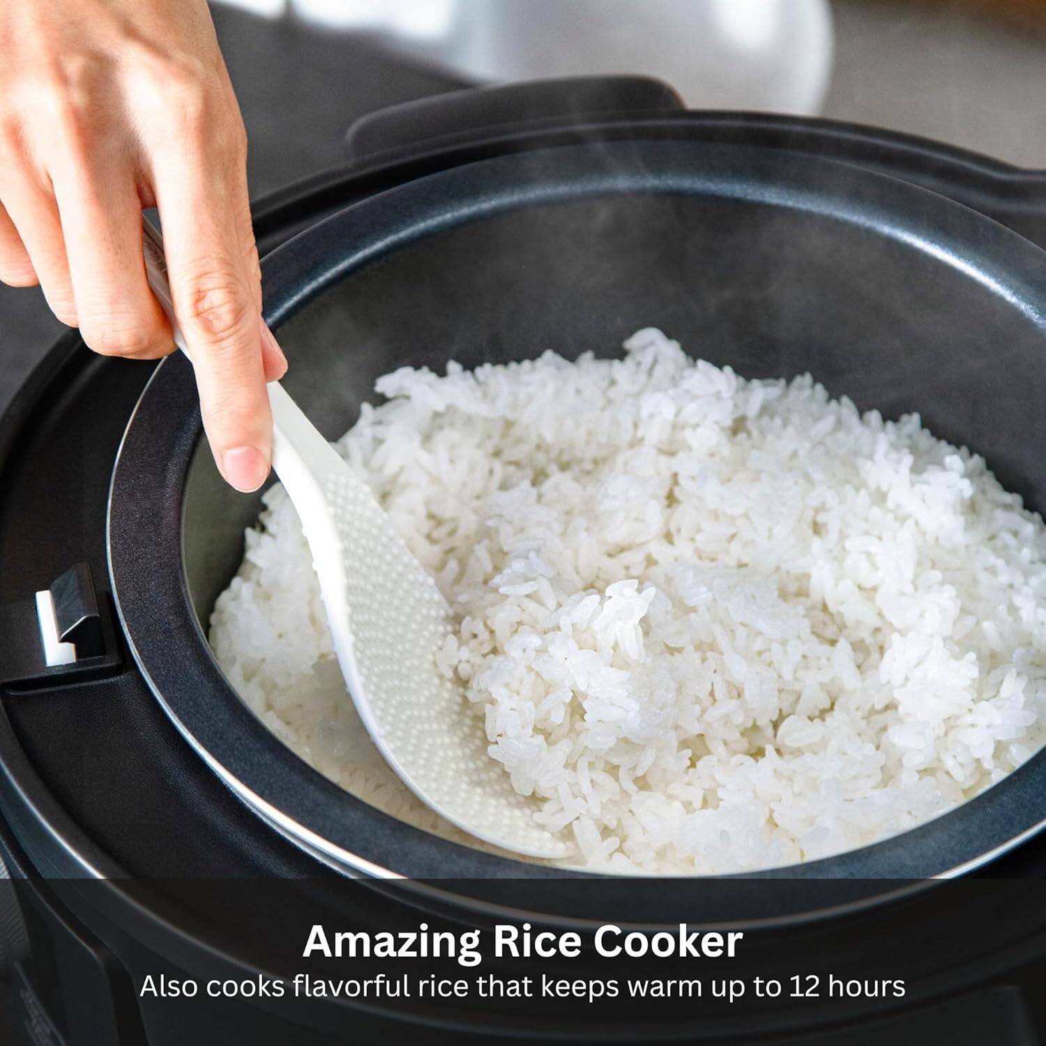 Amazing Rice Cooker  
Also cooks flavorful rice that keeps warm up to 12 hours