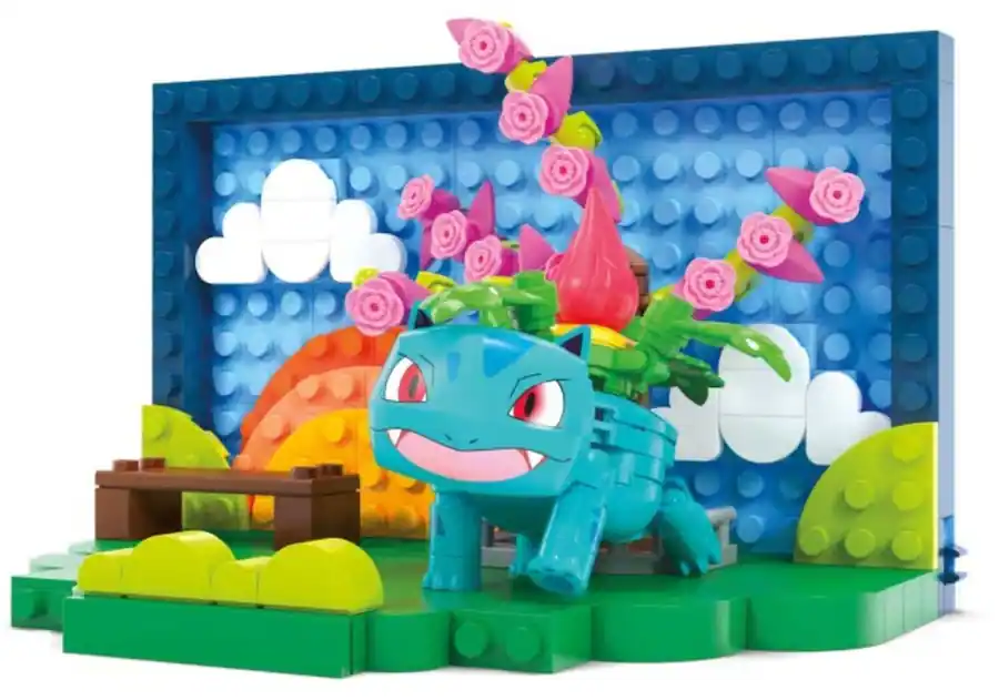 Mega Bloks Pokemon: Park Scene, 220 Piece Buiding Toy Set