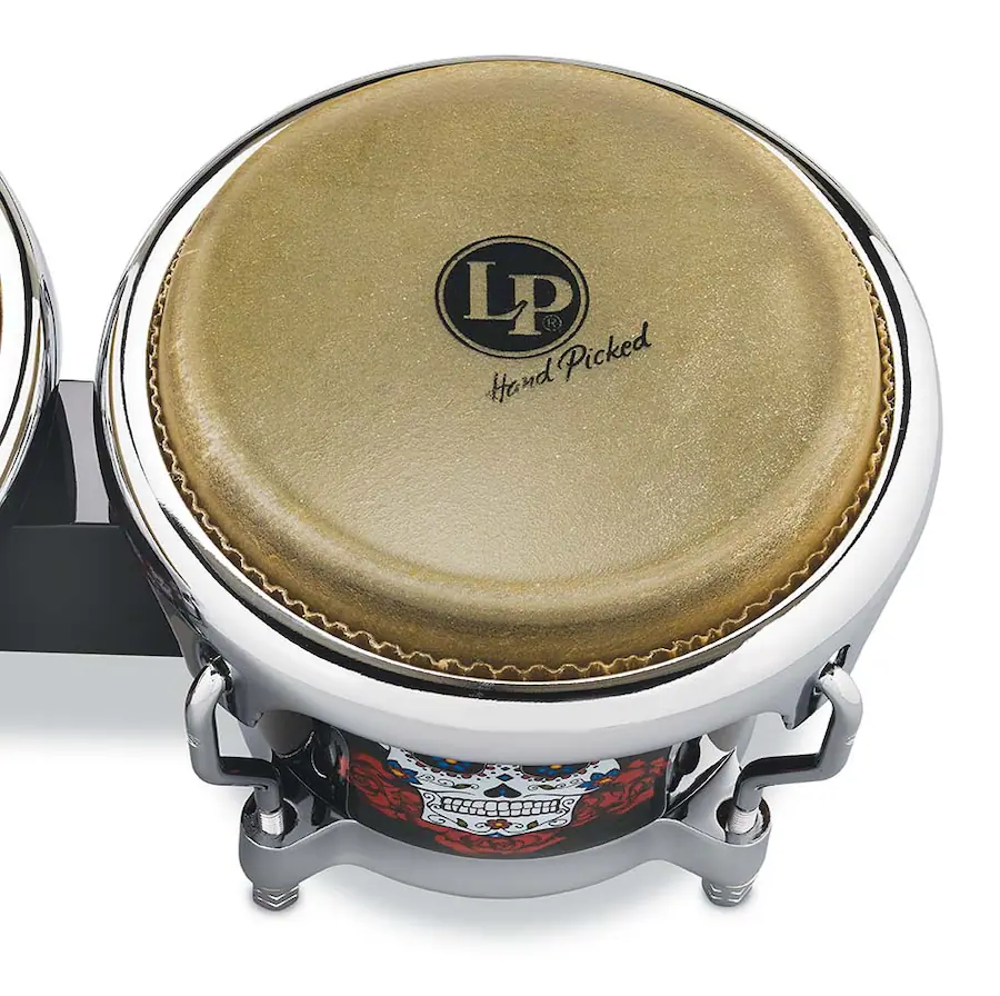 Bongo Shell Latin Percussion 7.25 and 8.6 Inch Bongo Drums Kevlar Fiberglass Shell ...