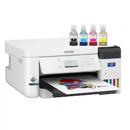 Epson - SureColor F170 Dye-Sublimation Printer. Includes Full Set of Ink, User Guide, & AC Power Cable SCF170 - Black