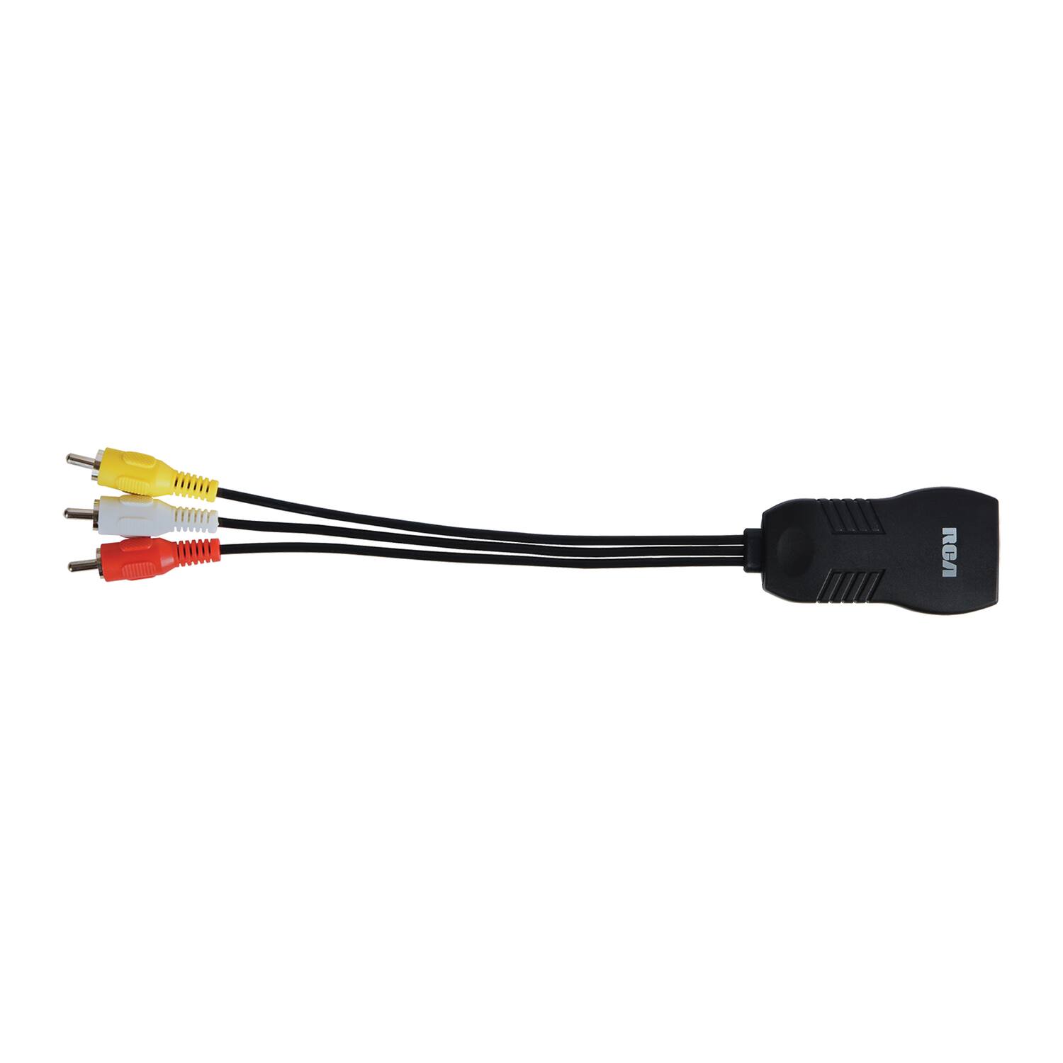 Left. RCA - Rca Dhcome Hdmi To Composite Video Adapter - black.