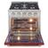 Alt View 1. Kucht - 30 in. 4.2 cu. ft. Natural Gas Range with Sealed Burners and Convection Oven in Red - Red.