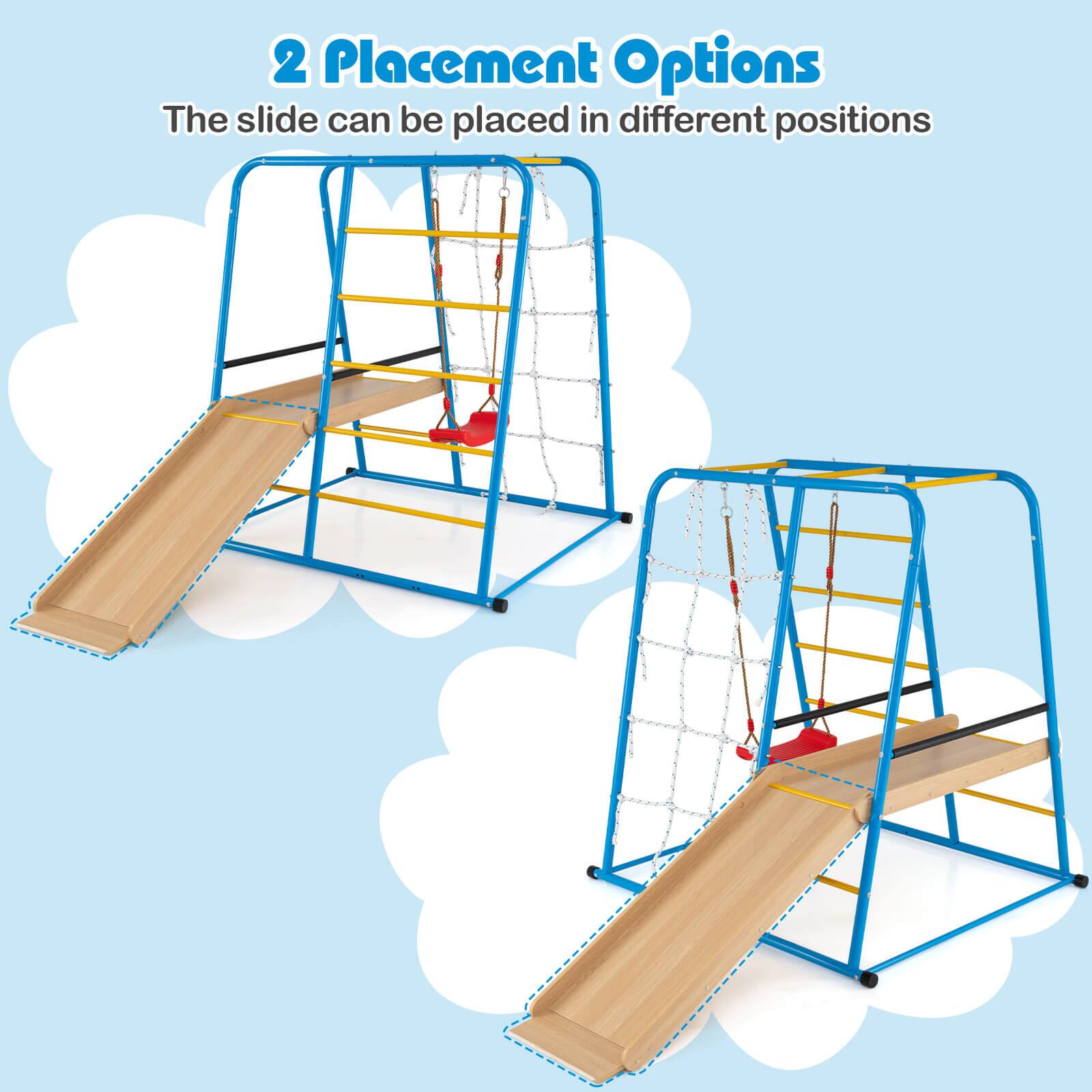 2 Placement Options  
The slide can be placed in different positions
