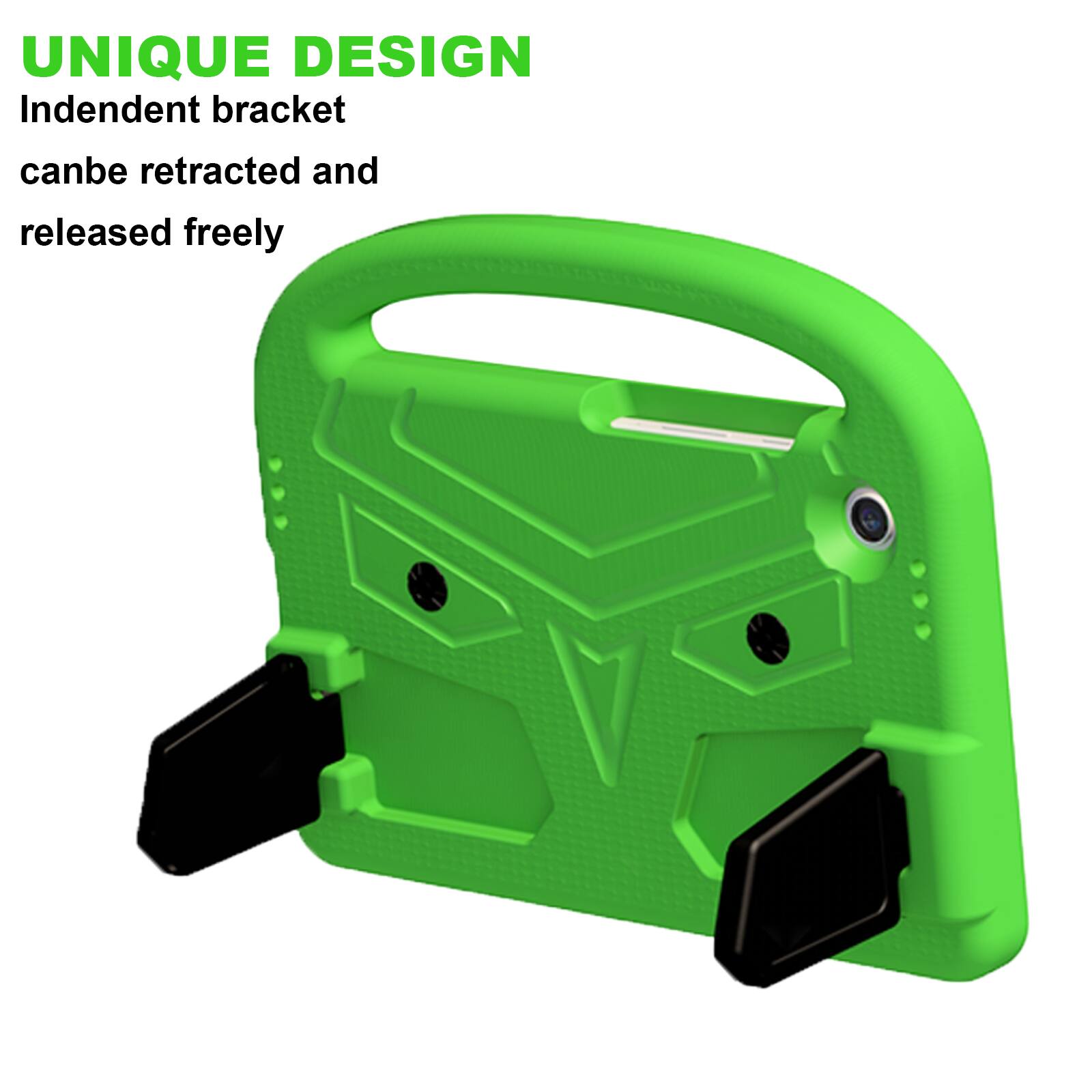 UNIQUE DESIGN  
Independent bracket can be retracted and released freely