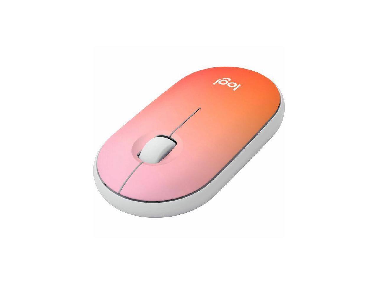 Alt View 1. Logitech - Logitech M340 Wireless Mouse - Silent Clicks, USB Receiver, Tropical Sunrise Print - Tropical Sunrise.