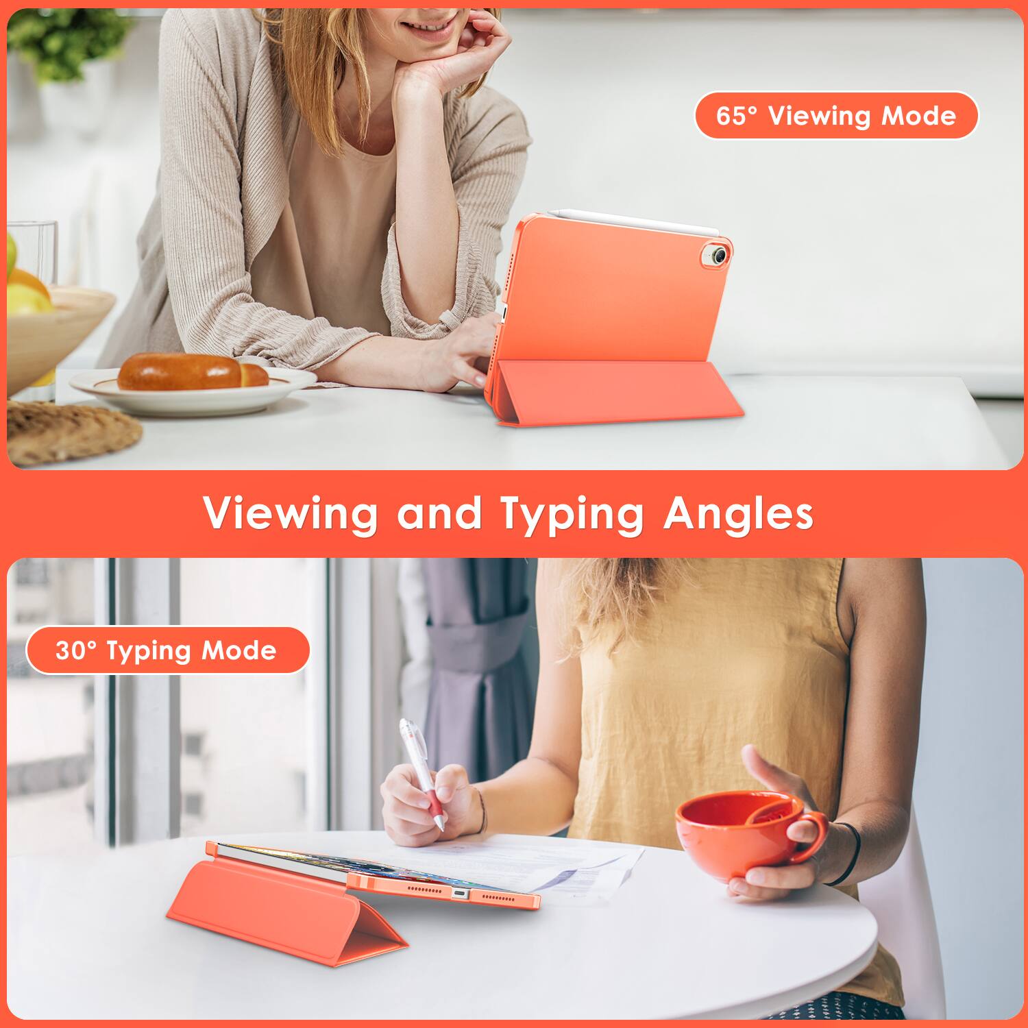 65° Viewing Mode  
Viewing and Typing Angles  
30° Typing Mode