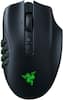 Front. Razer - Naga V2 Pro MMO Optical Gaming Mouse with Interchangeable Side Plates in 2, 6, 12 Button Configurations - Black.