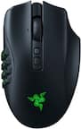 Front. Razer - Naga V2 Pro MMO Optical Gaming Mouse with Interchangeable Side Plates in 2, 6, 12 Button Configurations - Black.