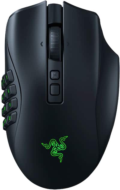 Razer Naga V2 Pro MMO Optical Gaming Mouse with Interchangeable Razer Naga V2 Pro MMO Optical Gaming Mouse with Interchangeable