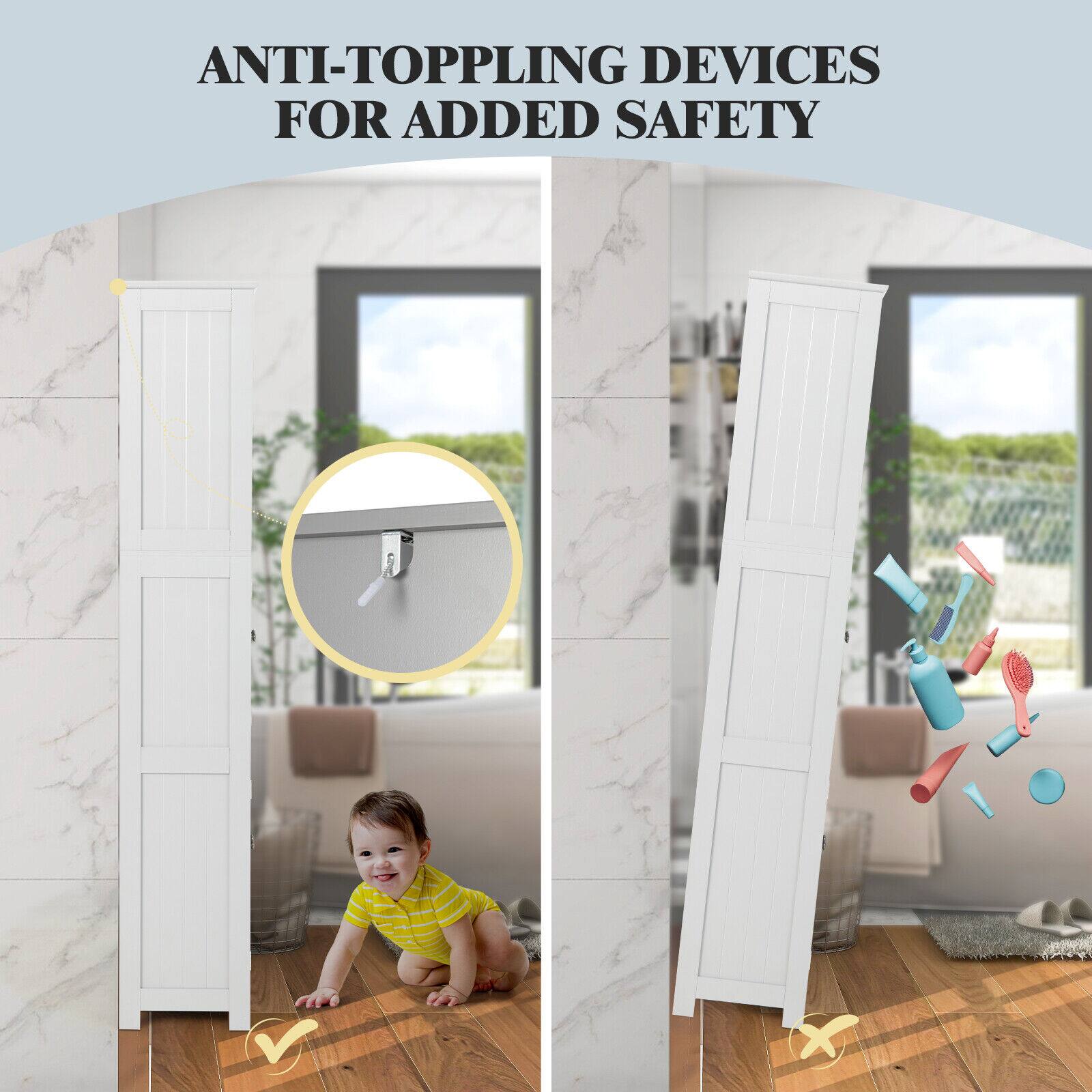 ANTI-TOPPLING DEVICES FOR ADDED SAFETY