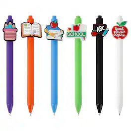 Paradigms Interiors - 6 Pens For Teachers Bulk Gifts Appreciation Cute Class Office Supplies Pen Teacher Funny Ballpoint Woman School
