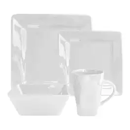 American Atelier - Kingsley 16-Piece Dinner Set - White