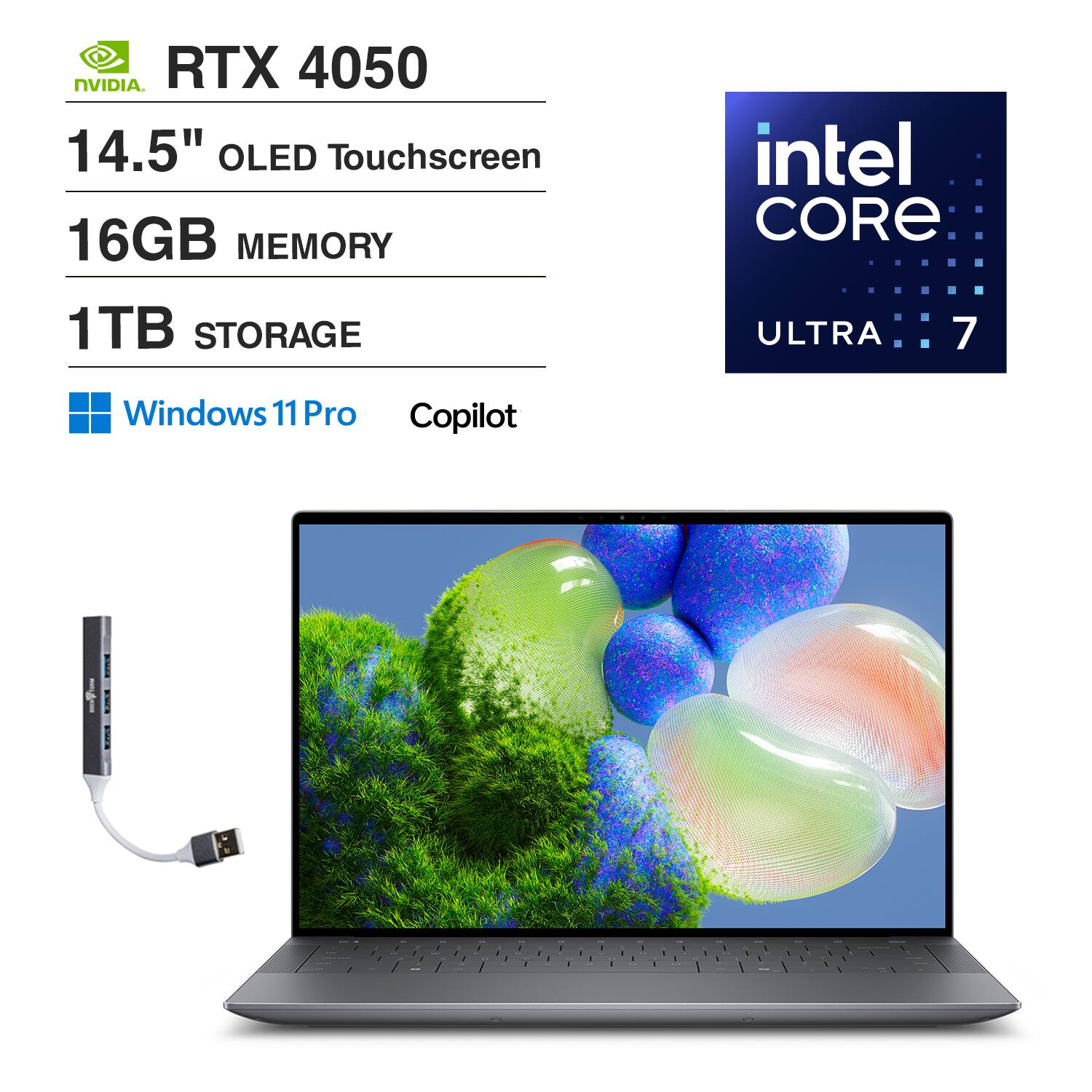 Dell XPS 14 9440 Laptop 14.5 3.2K (Intel Ultra 7 165H, 16GB