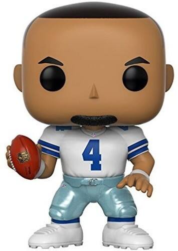 Front. Funko - FUNKO POP! SPORTS: NFL W4 - Dak Prescott (Cowboys Home)   - Collectibles - Multicolor.