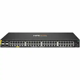 HP - Aruba CX 6000 48p 10M/100M/1G Class4 PoE 4p SFP 1G 370W Switch - 48 Ports - Manageable - Gigabit Ethernet - Unknown