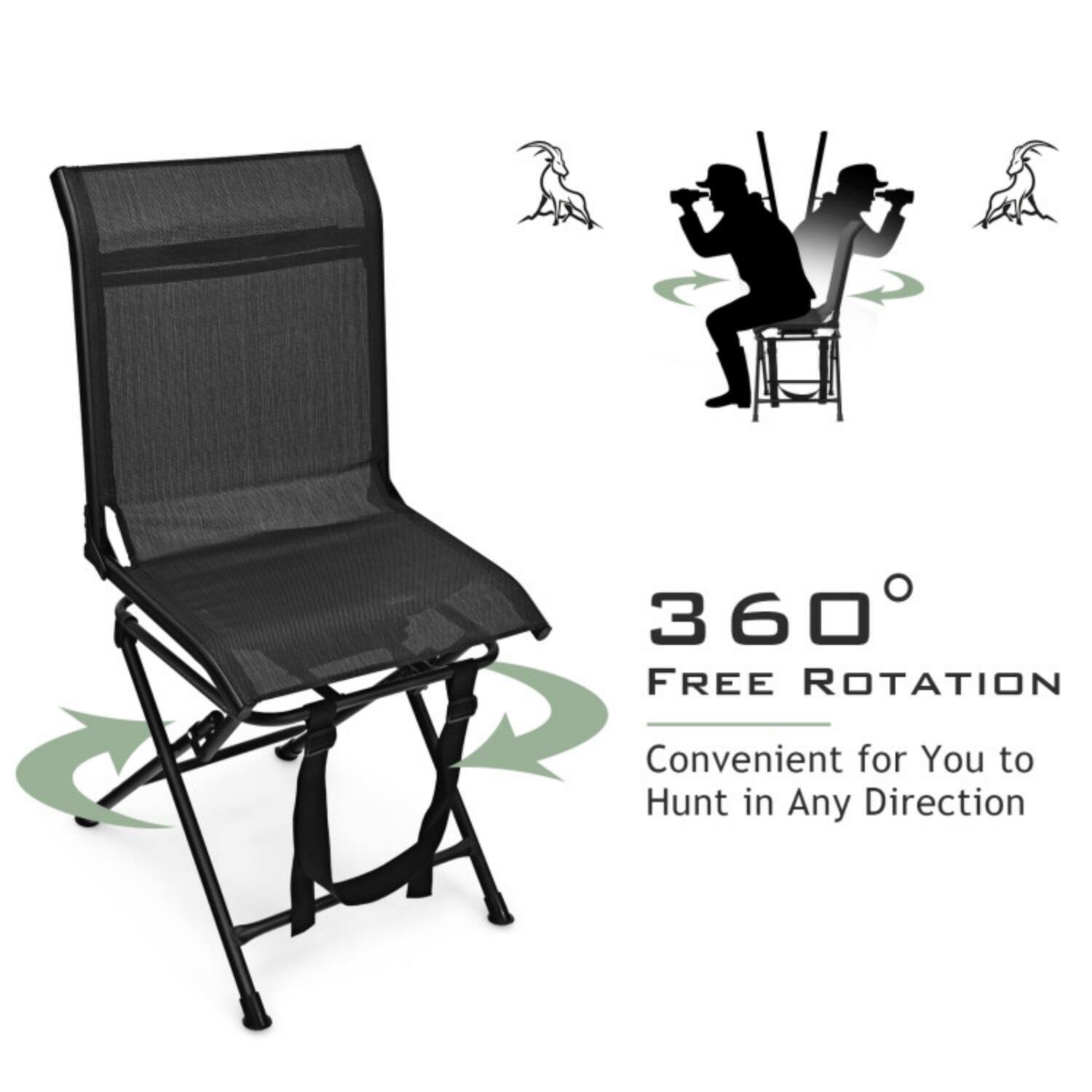 360° Free Rotation  
Convenient for You to Hunt in Any Direction