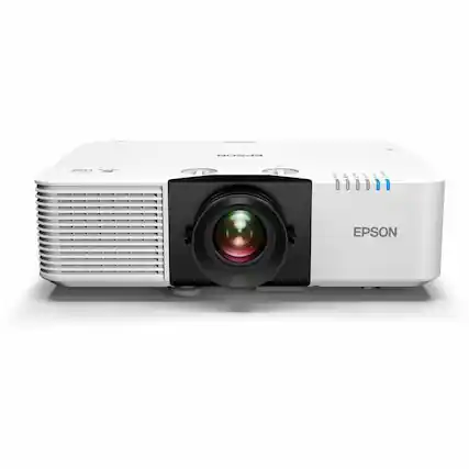 Front. Epson - Epson PowerLite L890U 3LCD Projector - 21:9 - Wall Mountable, Ceiling Mountable - White - 1920 x 1200 - Front, Rear - White.