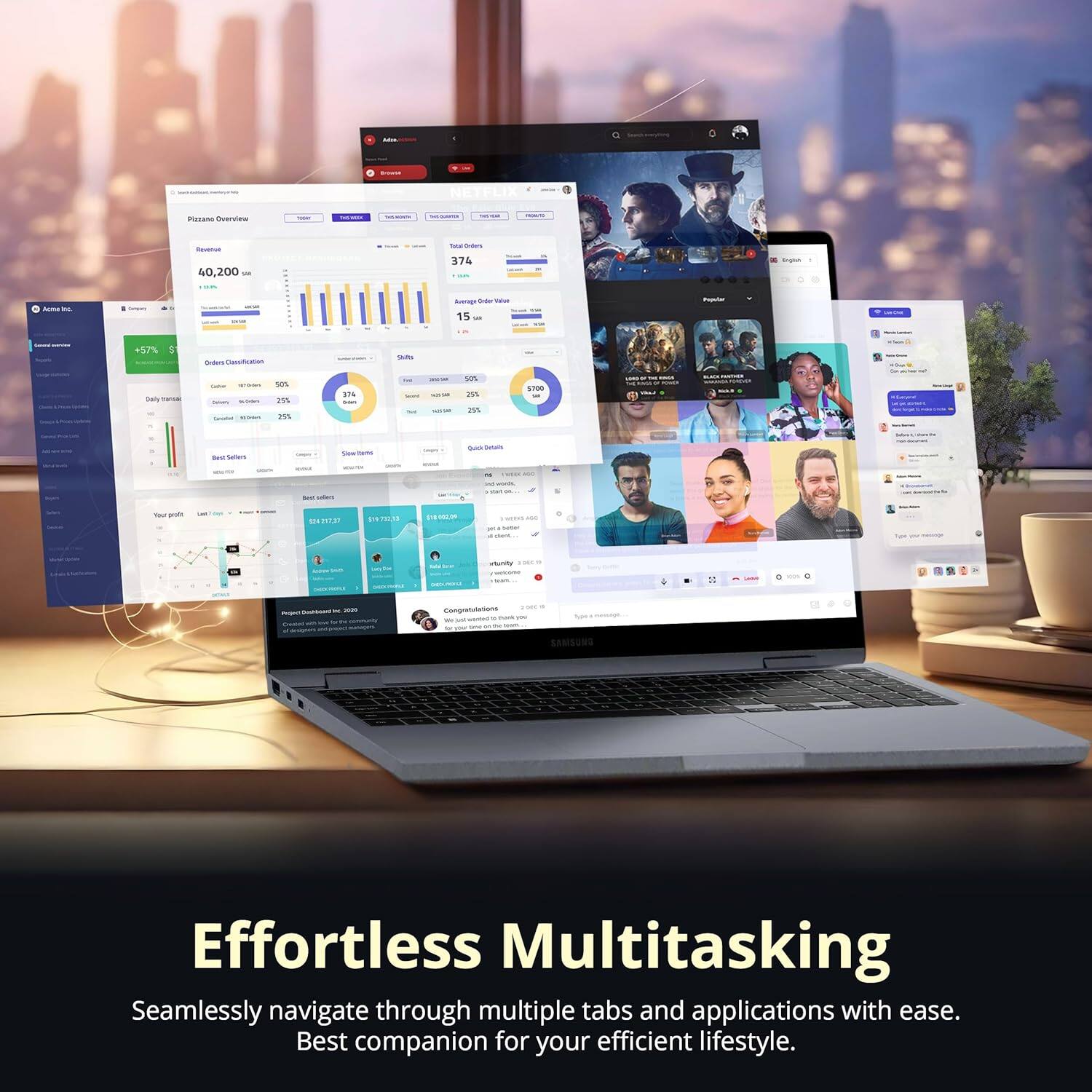 Effortless Multitasking  
Seamlessly navigate through multiple tabs and applications with ease.  
Best companion for your efficient lifestyle.