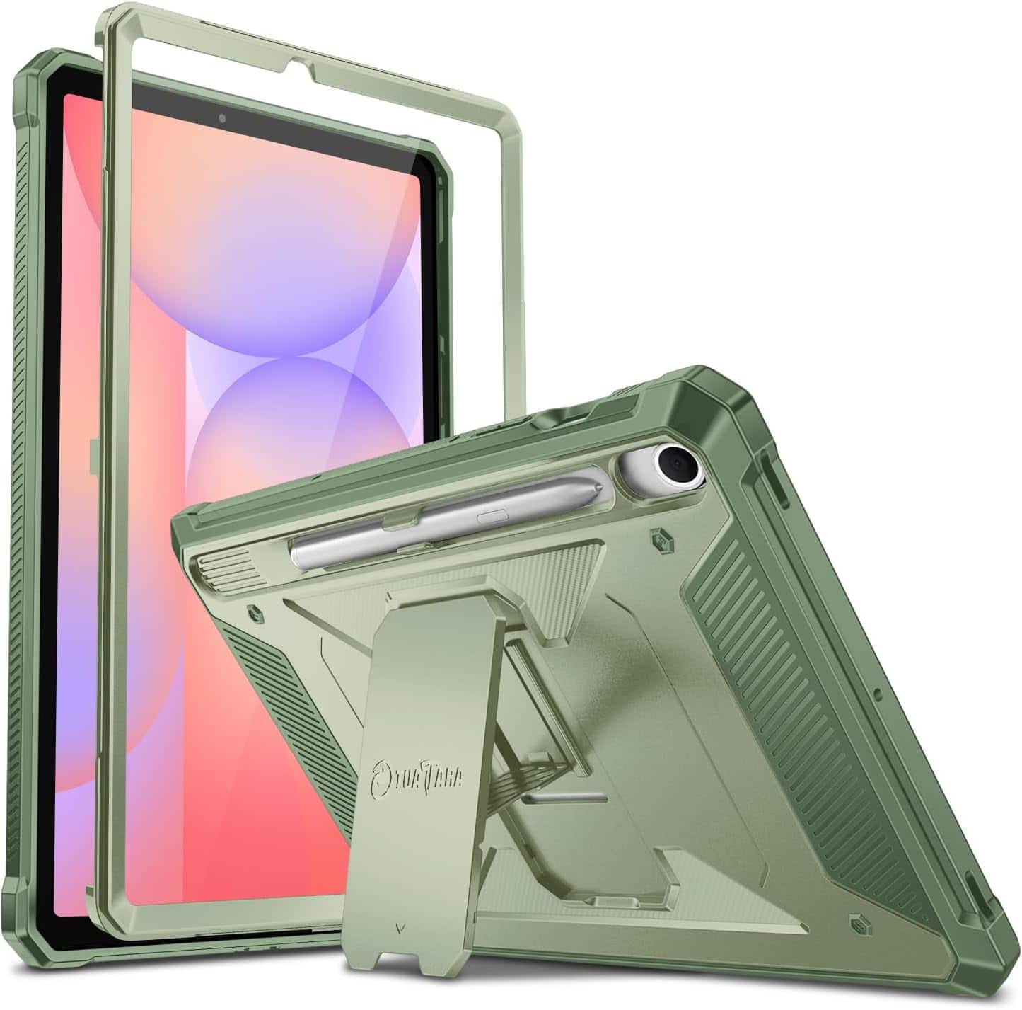 Fintie - Shockproof Case for Samsung Galaxy Tab S10 Lite/S10 FE/S9 FE/S9, Tuatara Rugged Hybrid Cover, Built-in Screen Protector - Sage Green price history on PriceWatchPro