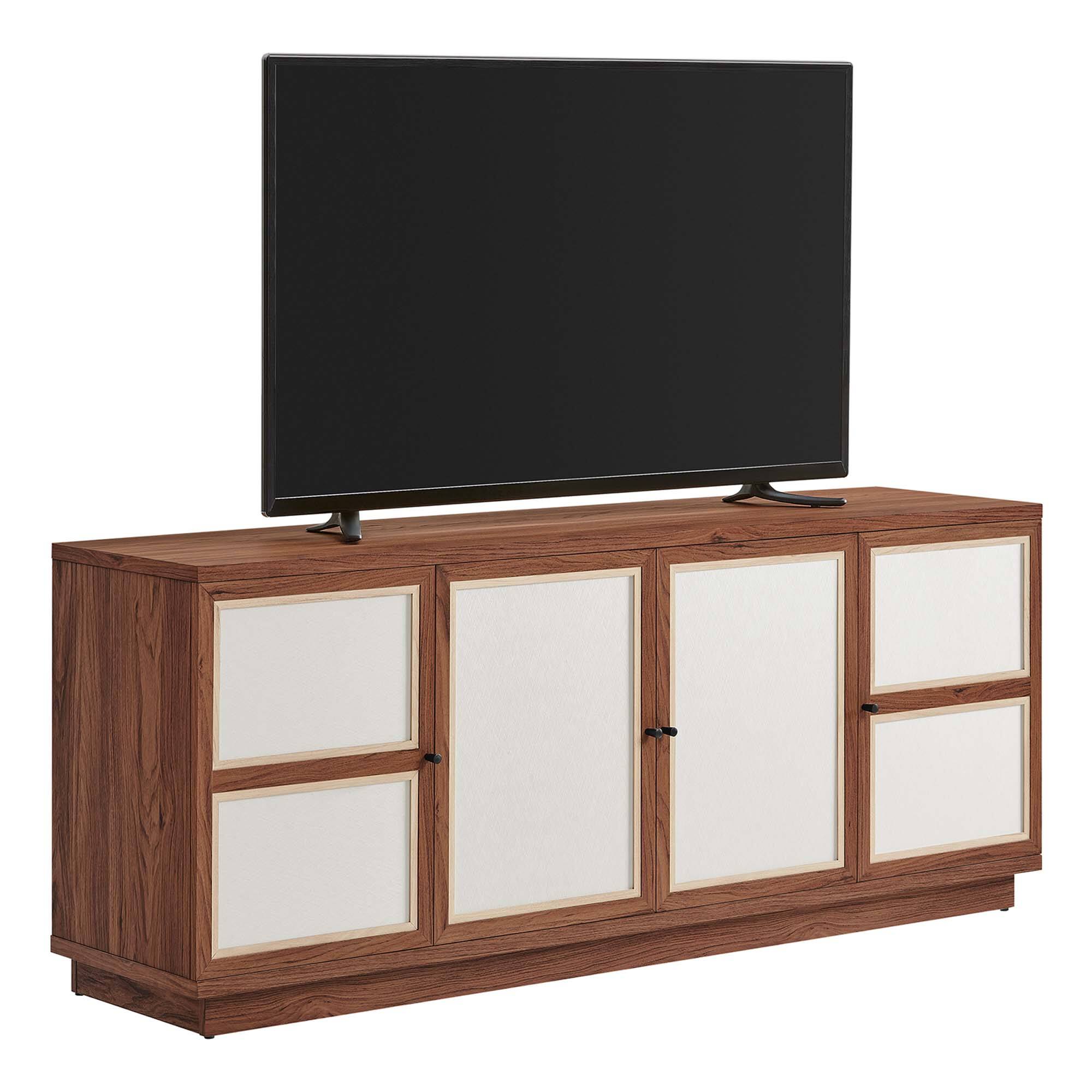 Alt View 2. Modway - Capri 63" Wood Grain TV Console by Modway - Walnut.