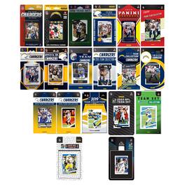 C&I Collectibles - Los Angeles Chargers Trading Card Team Sets - Multicolor