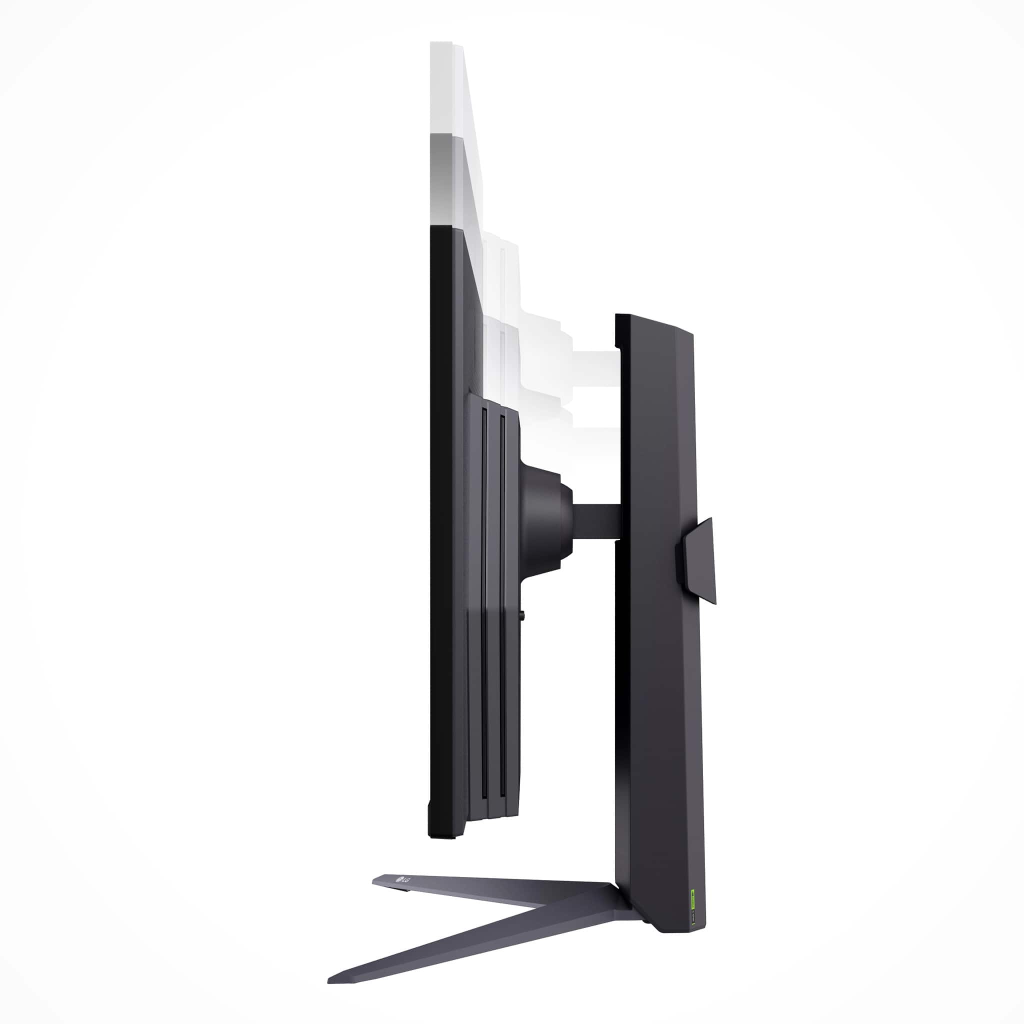 Alt View 1. LG - UltraGear 27" IPS LED QHD 180Hz 1ms G-SYNC Compatible and AMD Freesync Gaming Monitor with HDR10 (HDMI, DisplayPort) - Black.