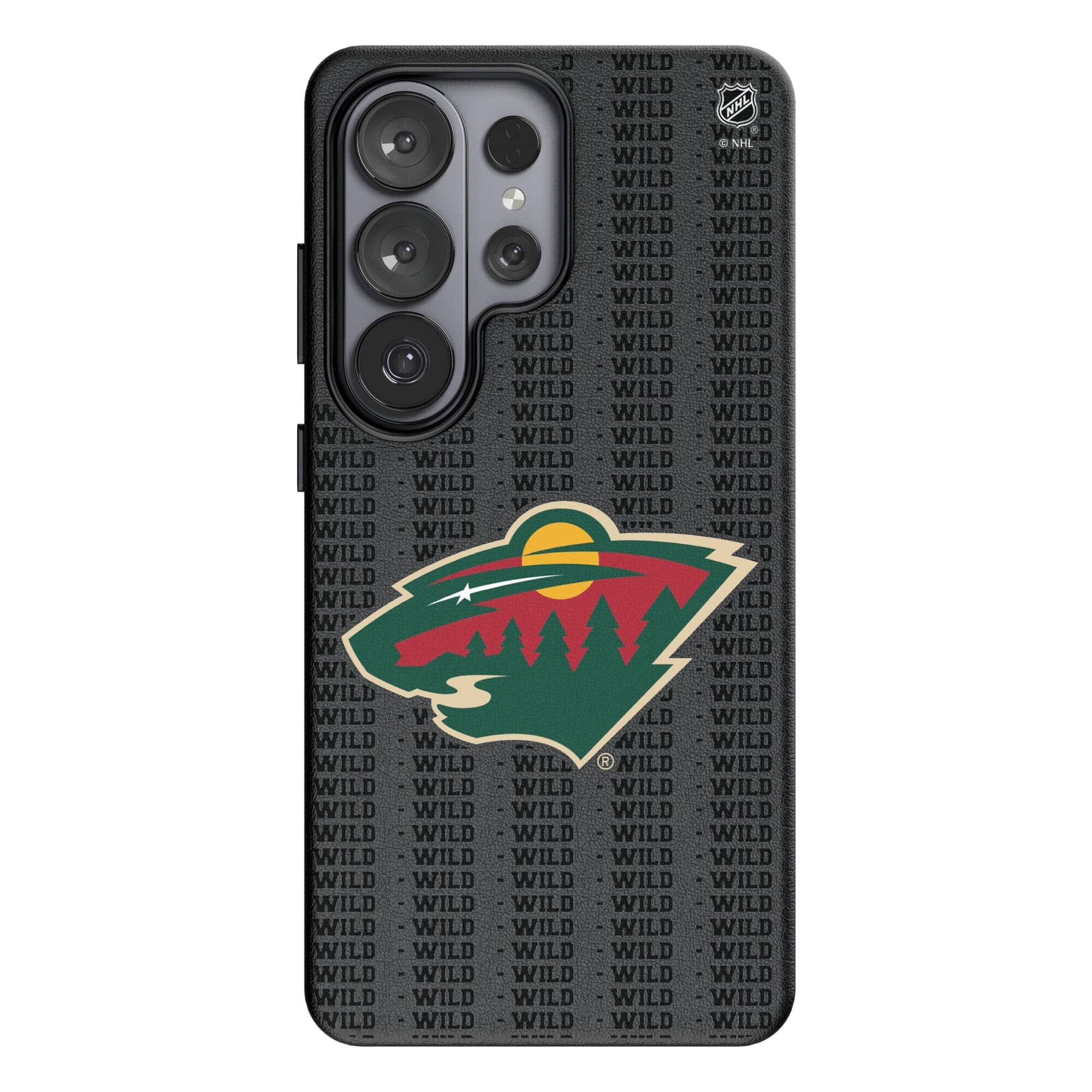 Keyscaper - NHL - Minnesota Wild Text Backdrop Galaxy Magnetic Bump Case - S24 Plus - Black price history on PriceWatchPro
