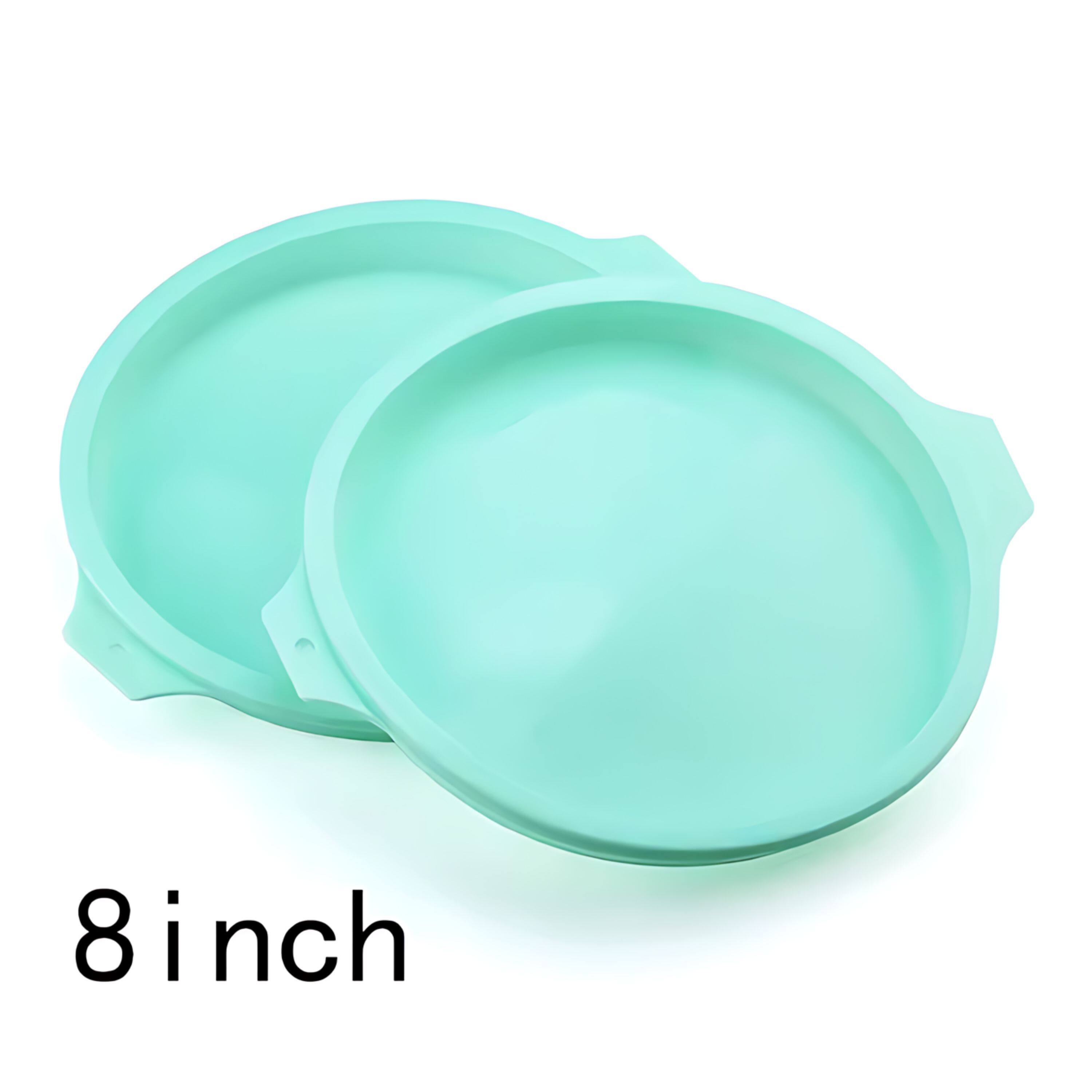 Angle. Kitcheniva - 8" Silicone Bakeware Round Cake Pan 2 Pcs.