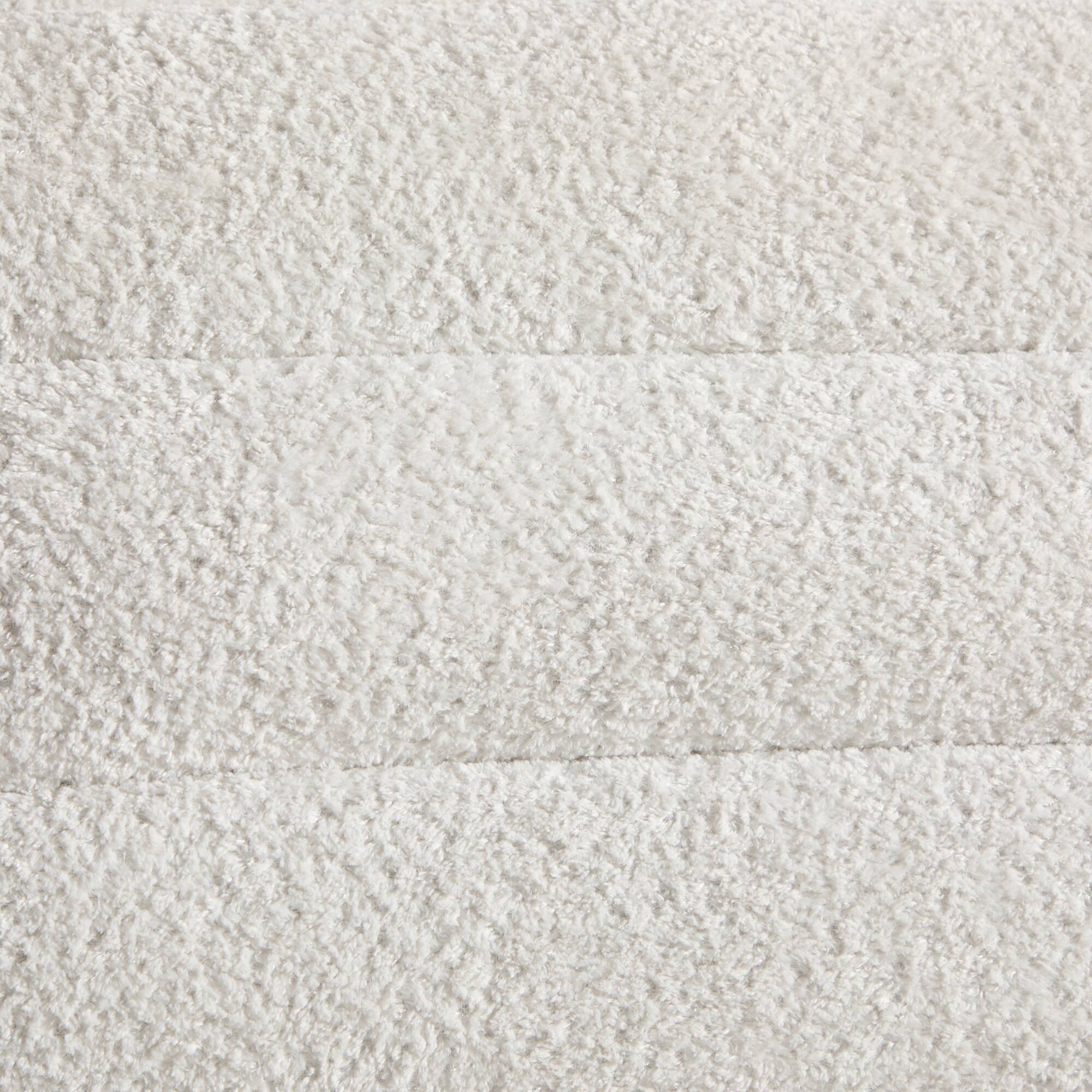 Alt View 7. GOODSILO - Modern Upholstered Armless Accent Chair with Solid Wood Legs for Living Room, Bedroom, and Office - Ivory.