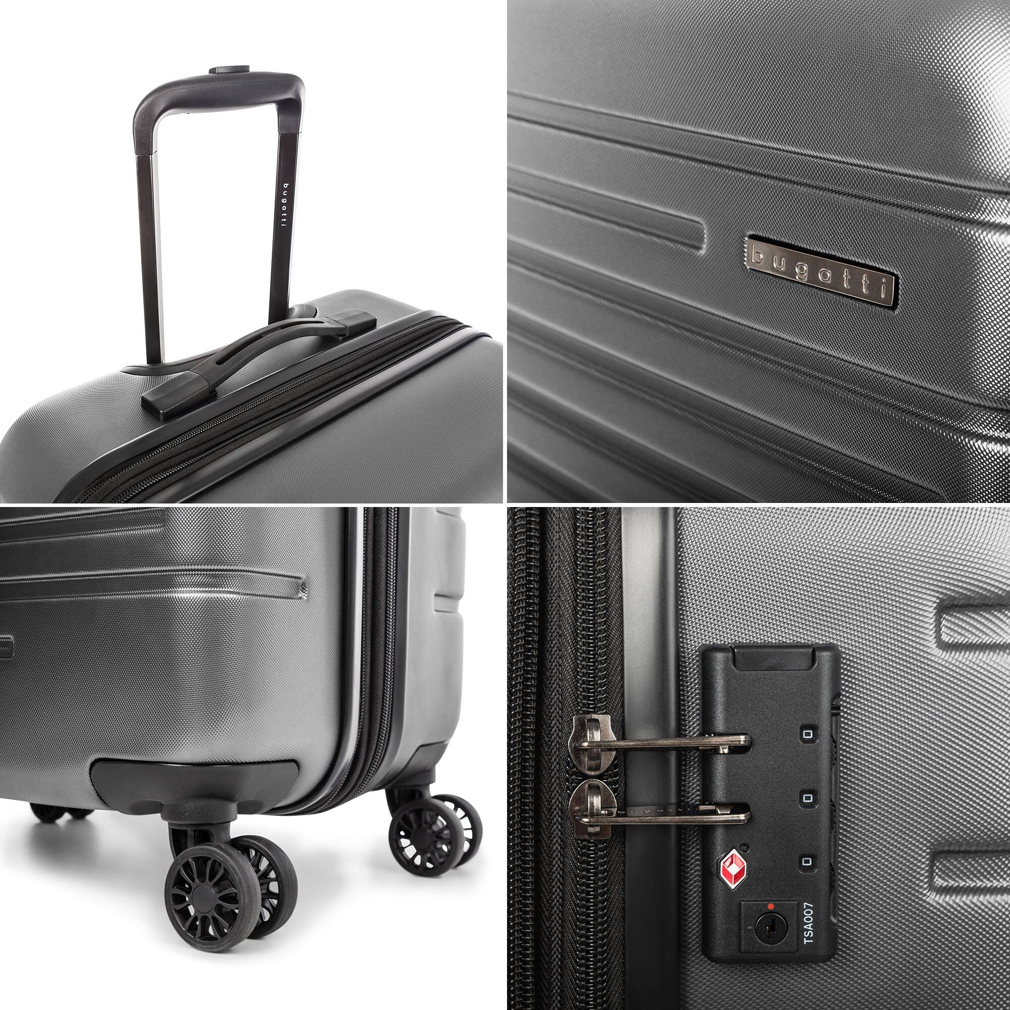 Alt View Zoom 13. Bugatti - 24" Geneva Suitcase - Charcoal.
