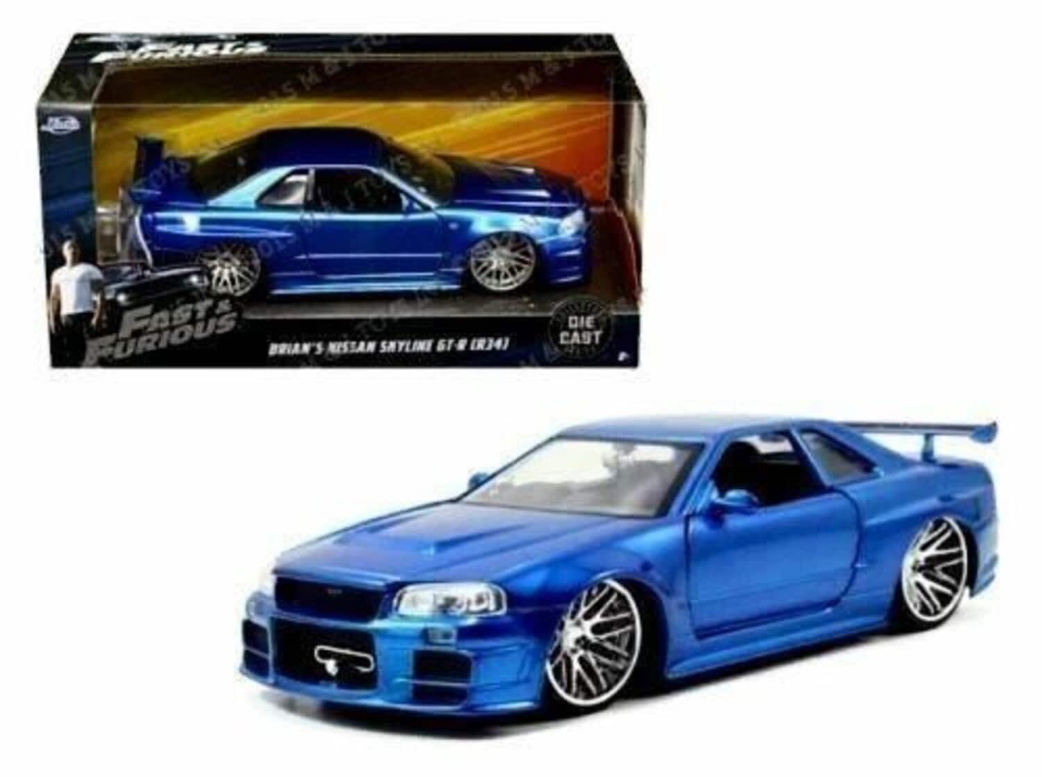Jada Toys 1:24 Fast & Furious 2 Brian's '02 Nissan Skyline GT R