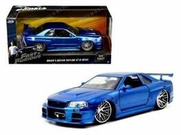 Jada Toys - 1:24 Fast & Furious 2 - Brian's '02 Nissan Skyline GT-R R34 - Collectibles - Multicolor